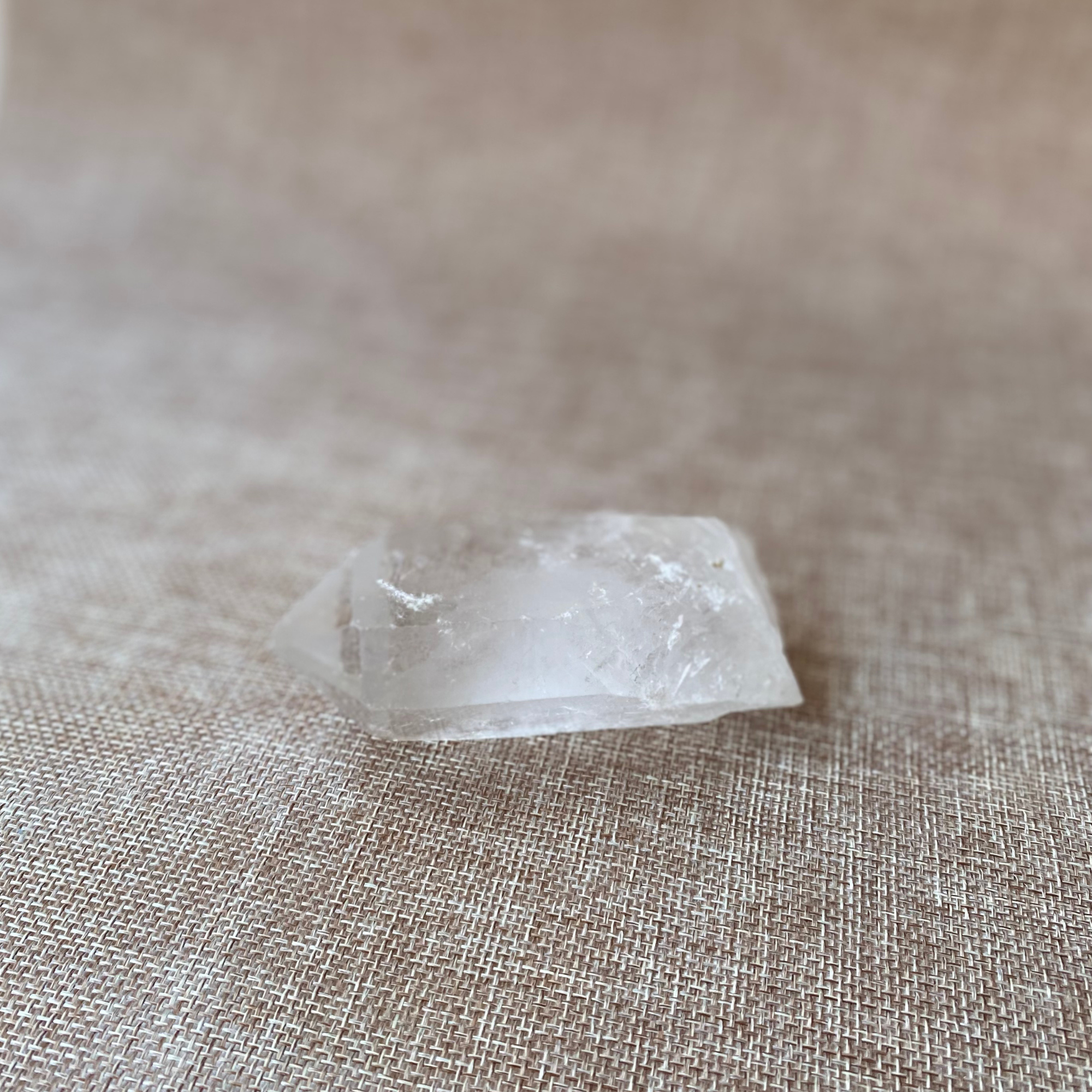 Clear Quartz Point For clarity, focus, and energy amplification.