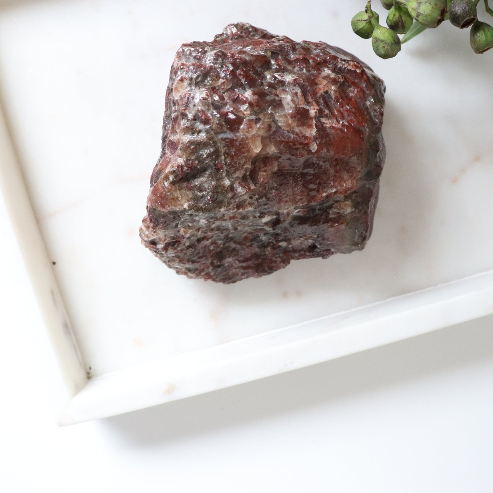 Red Calcite (668g) - Energy &amp; Vitality