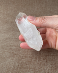 Clear Quartz Point For clarity, focus, and energy amplification.