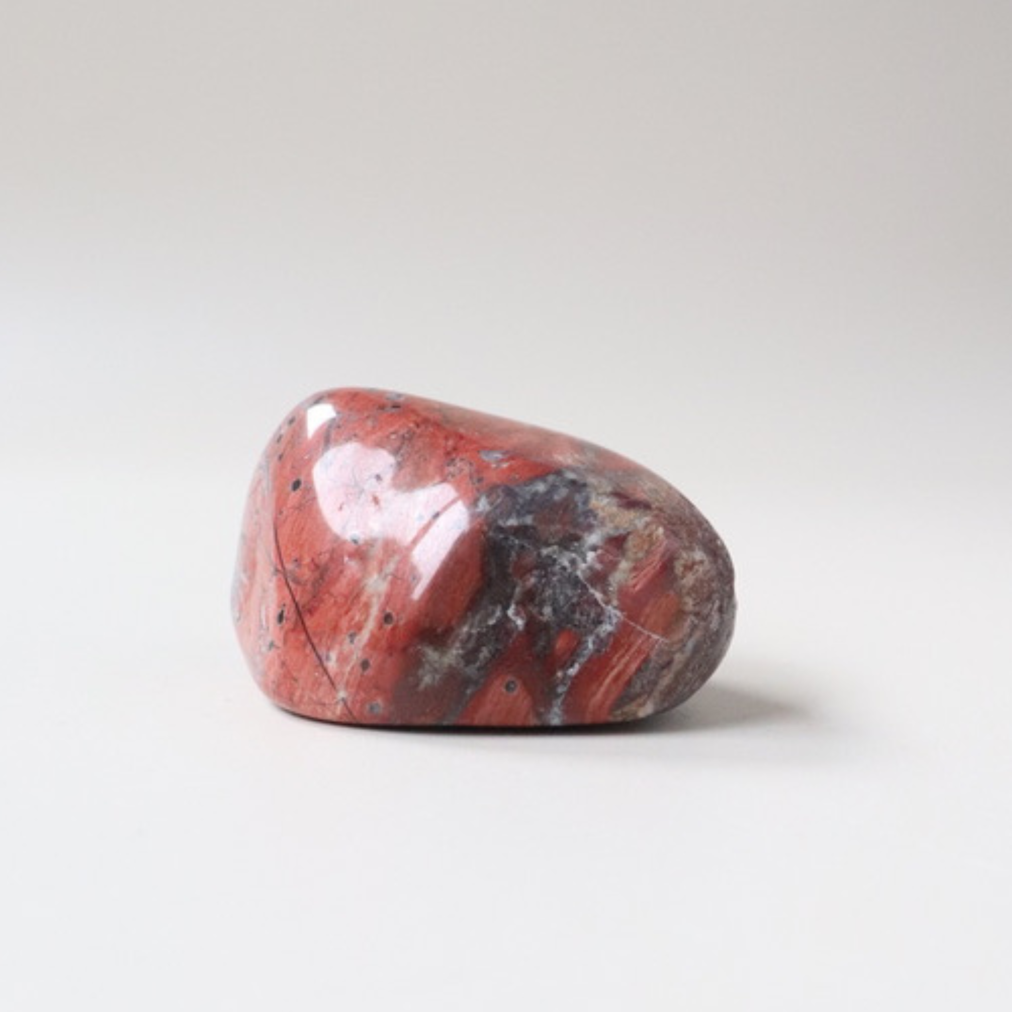 Polished Red Jasper  100g - Strength &amp; Grounding