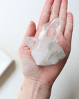 Natural Clear Quartz Cluster | 177g for Clarity + Focus
