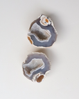 Grey Agate Geode with Sparkling Cave (68g) - Balance & Stability