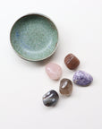 Grief Crystal Collection for Moving Through Loss + Ceramic Dish