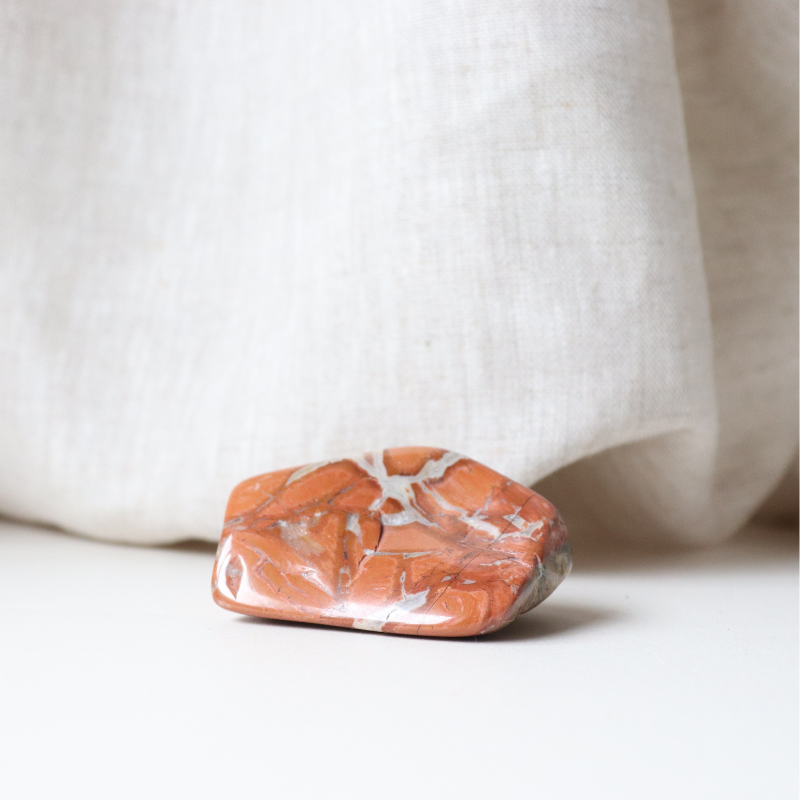 Polished Tumbled Red Jasper 87g