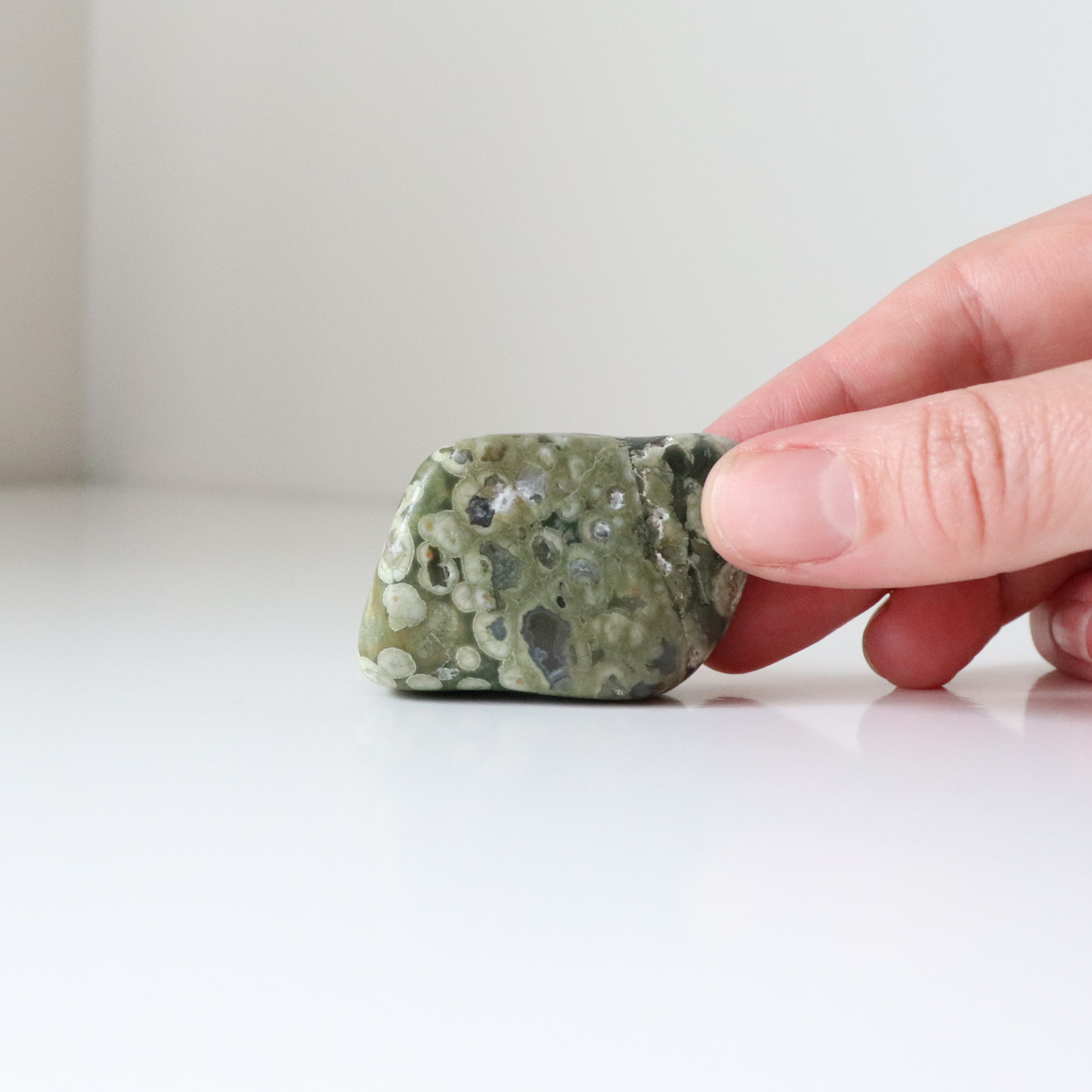 Rainforest Jasper Tumble 67g - Growth &amp; Connection