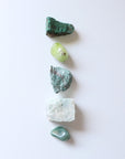 Green Crystal Collection Supporting Growth + Healing Heart Chakra