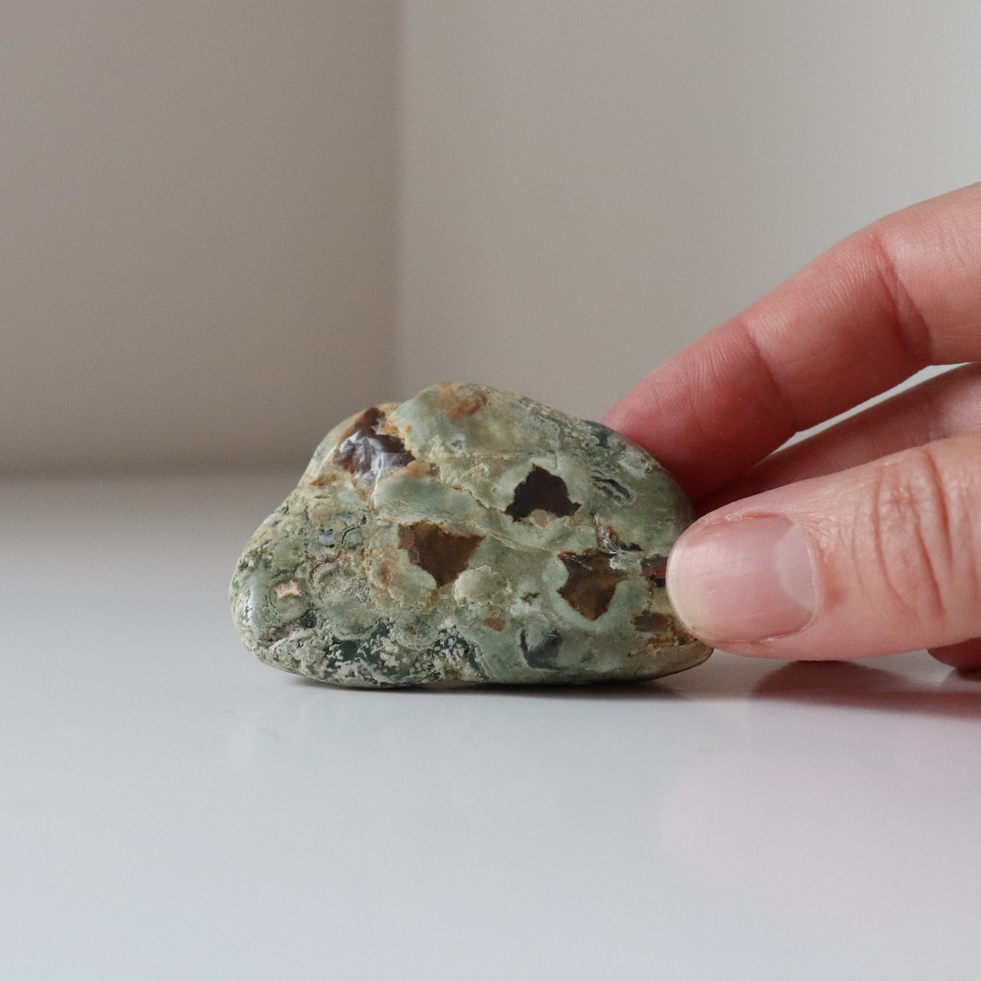 Rainforest Jasper Tumble 55g - Growth &amp; Connection