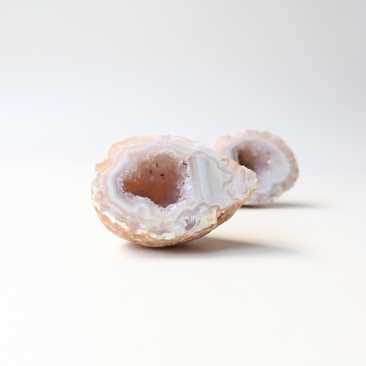 Earthy Toned Agate Geode (95g) - Balance &amp; Stability