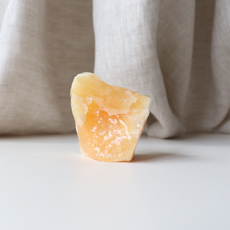 Rough Orange Calcite 118g