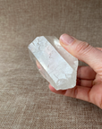 Clear Quartz Point For clarity, focus, and energy amplification.