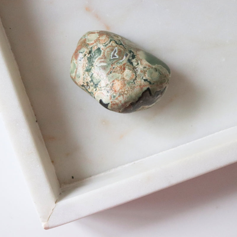 Rainforest Jasper Tumble 62g - Growth &amp; Connection