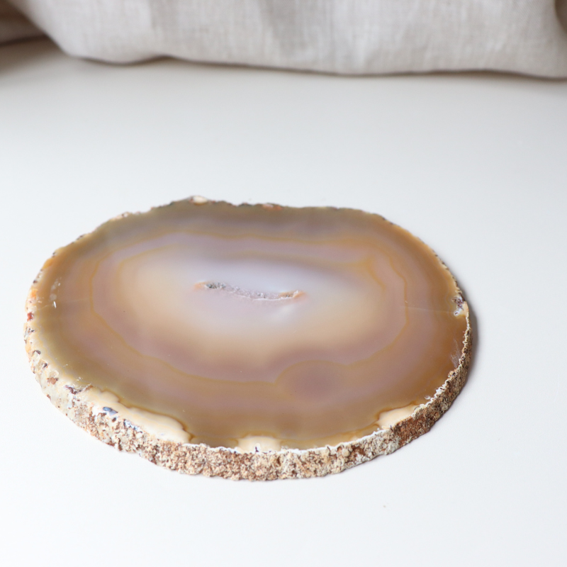 Dark Brown Agate Slice 182g
