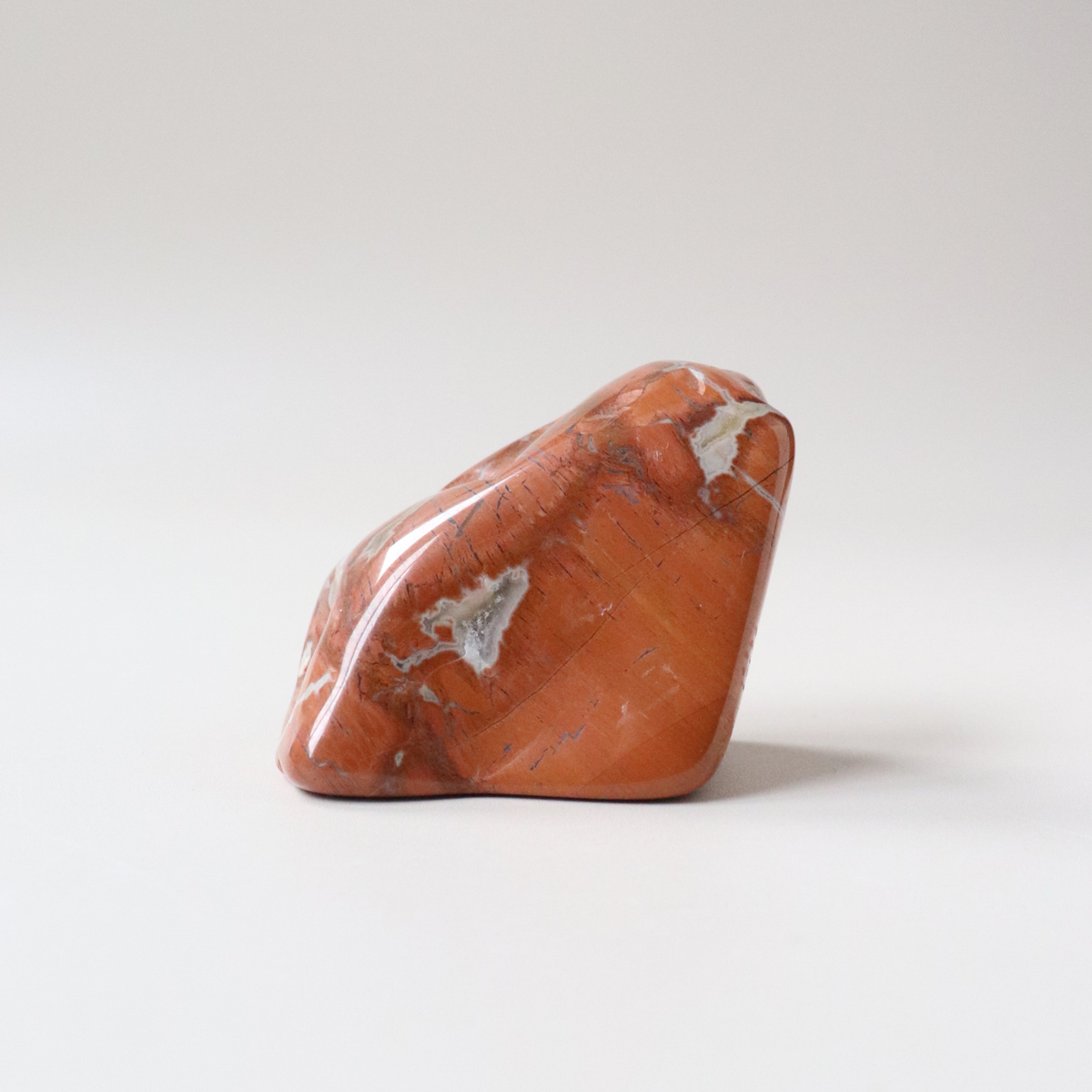 Polished Tumbled Red Jasper 105g - Strength &amp; Grounding