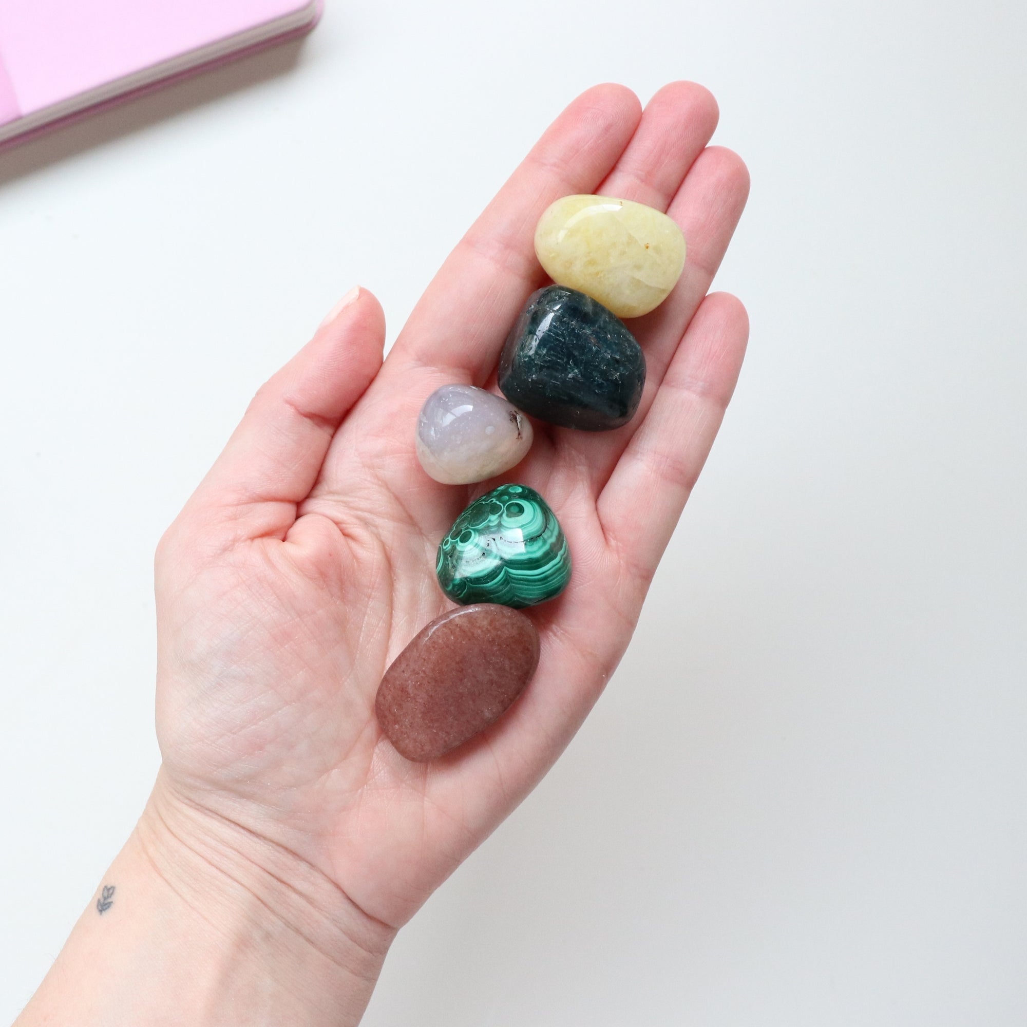 Manifestation Journal + Crystal Collection
