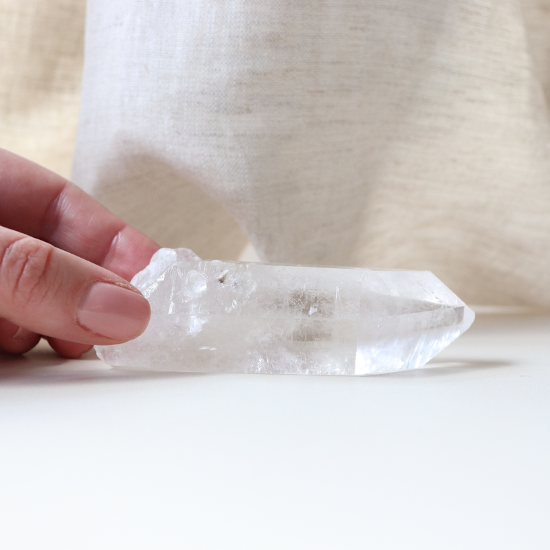 Clear Quartz Rough Point  160g | Approx. 10cm