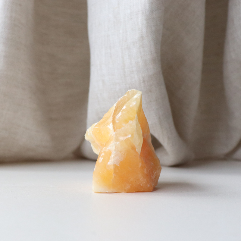 Rough Orange Calcite 118g