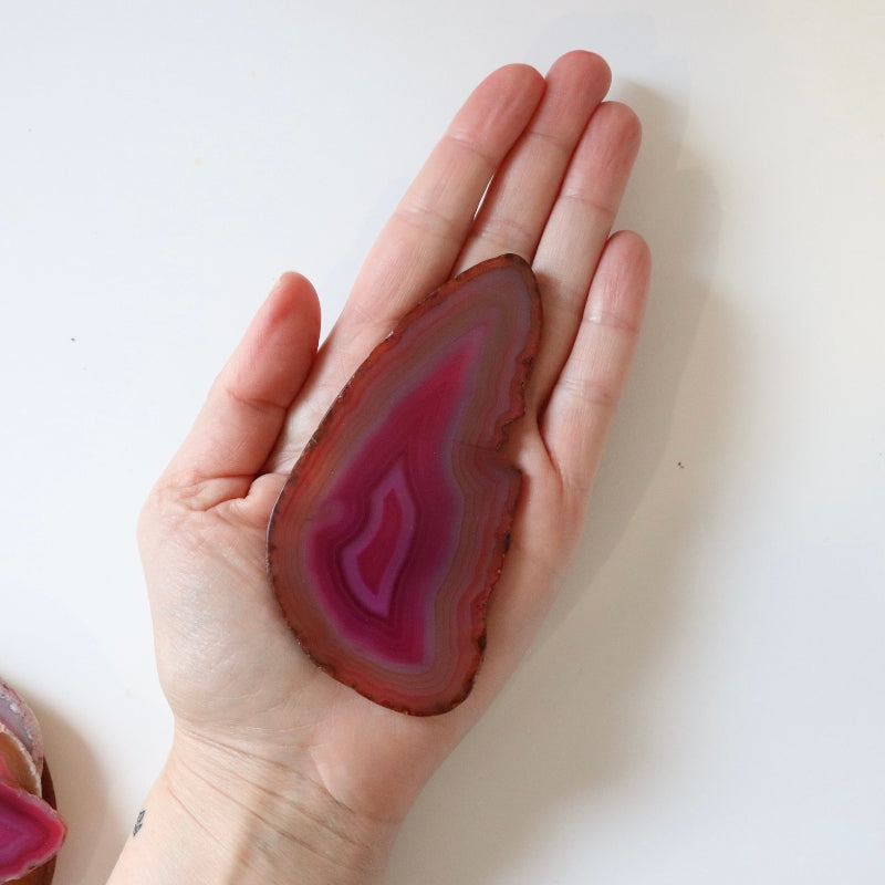 Pink Agate Slice
