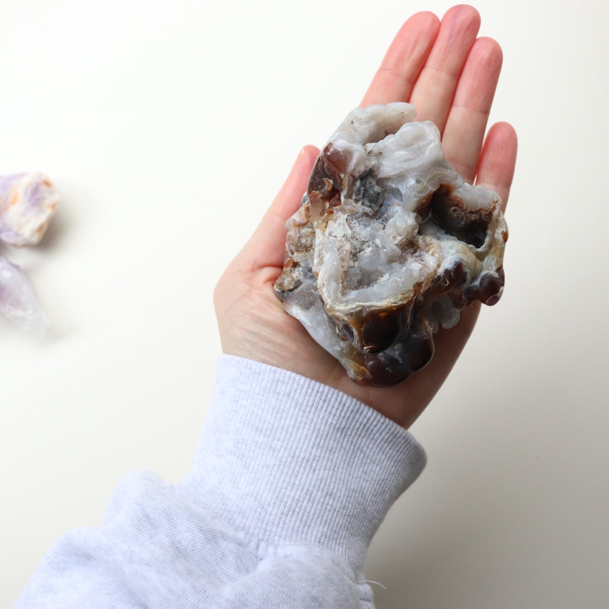 Fire Agate Rough Crystal for Courage, Motivation + Personal Strength