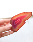 Pink Agate Slice - Love & Emotional Balance