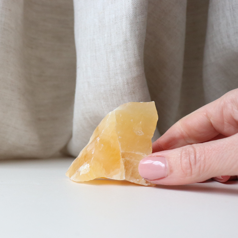Rough Orange Calcite 100g
