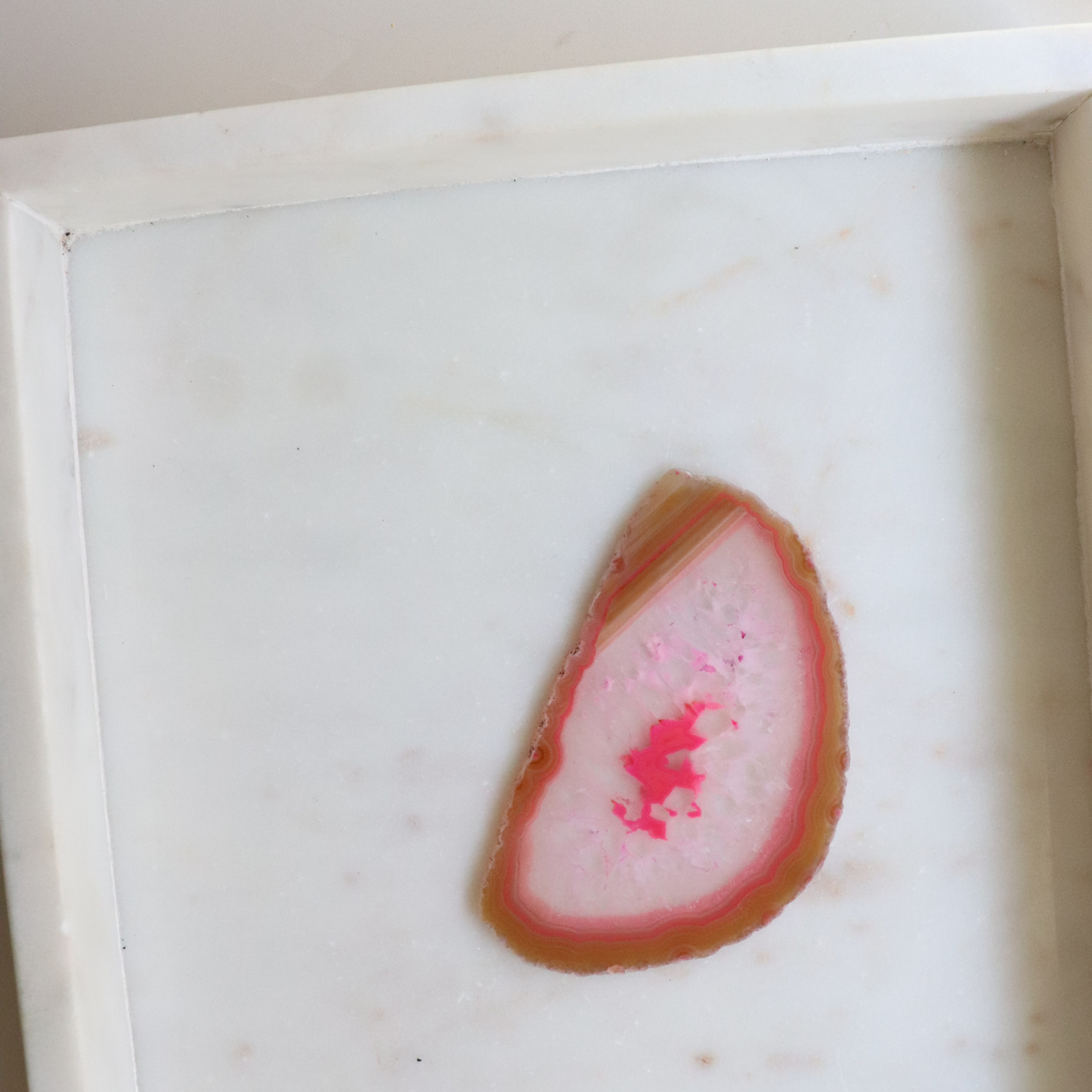 Pink Agate Slice - Love &amp; Emotional Balance