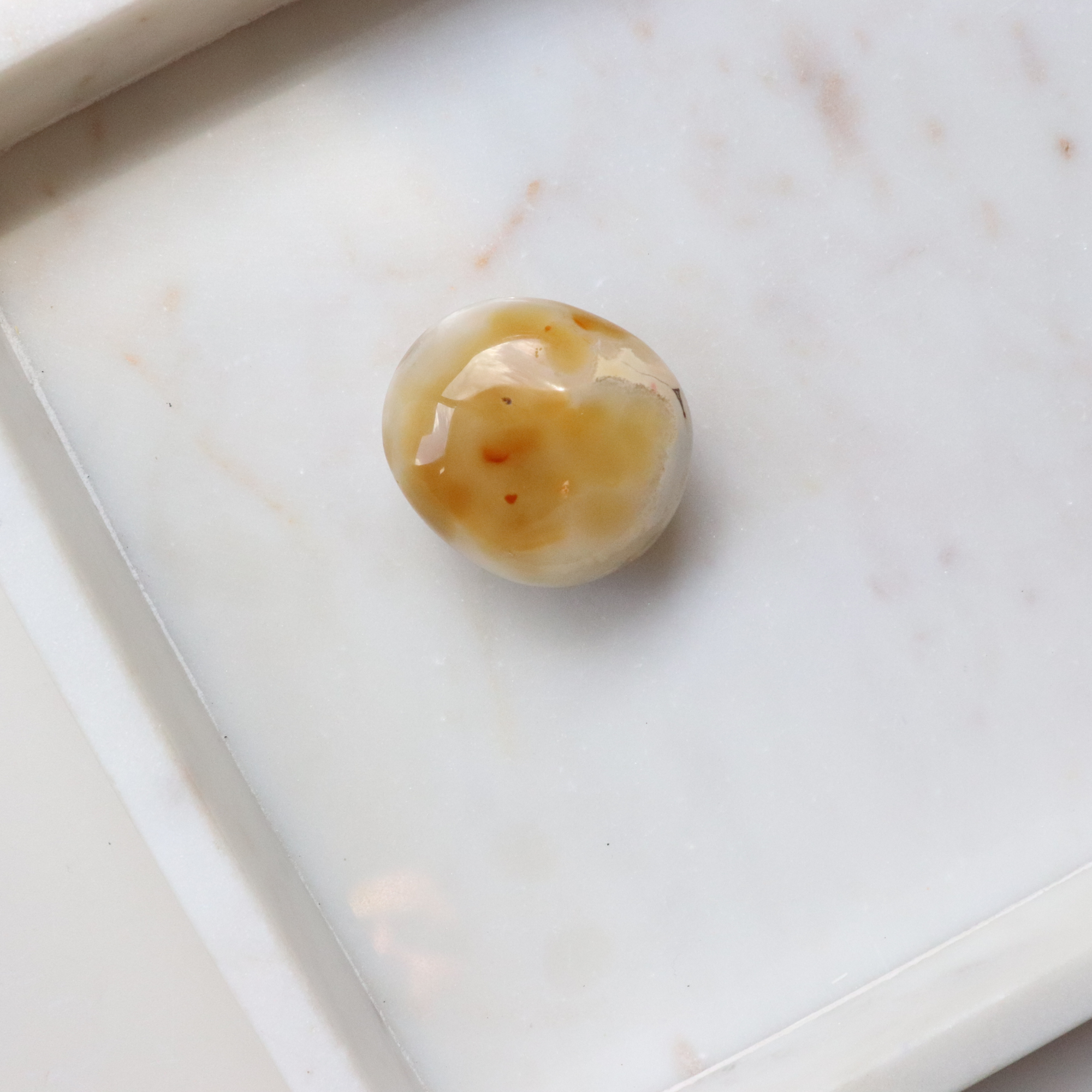 Carnelian Large Tumble Stone 58g - Motivation &amp; Courage