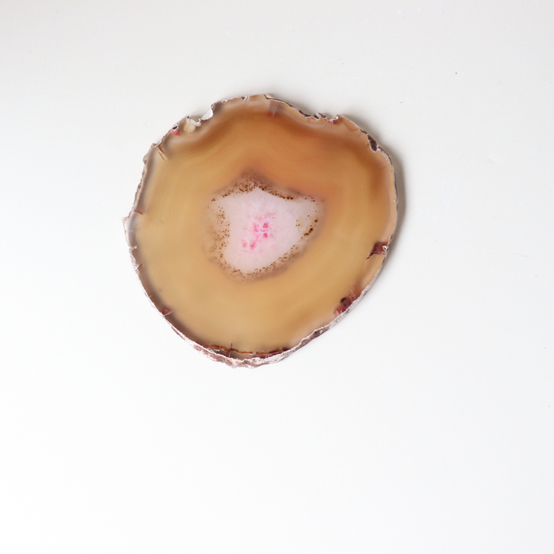 Natural Toned Agate Slice 62g