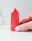 Pink Aura Quartz Point 70g