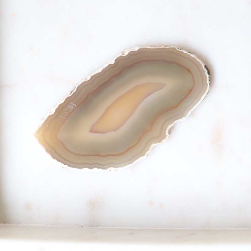 Natural Toned Agate Slice 51g