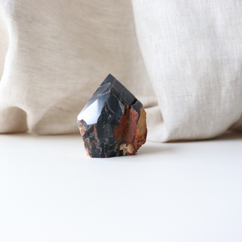 Semi-Polished Black Onyx  (155g)