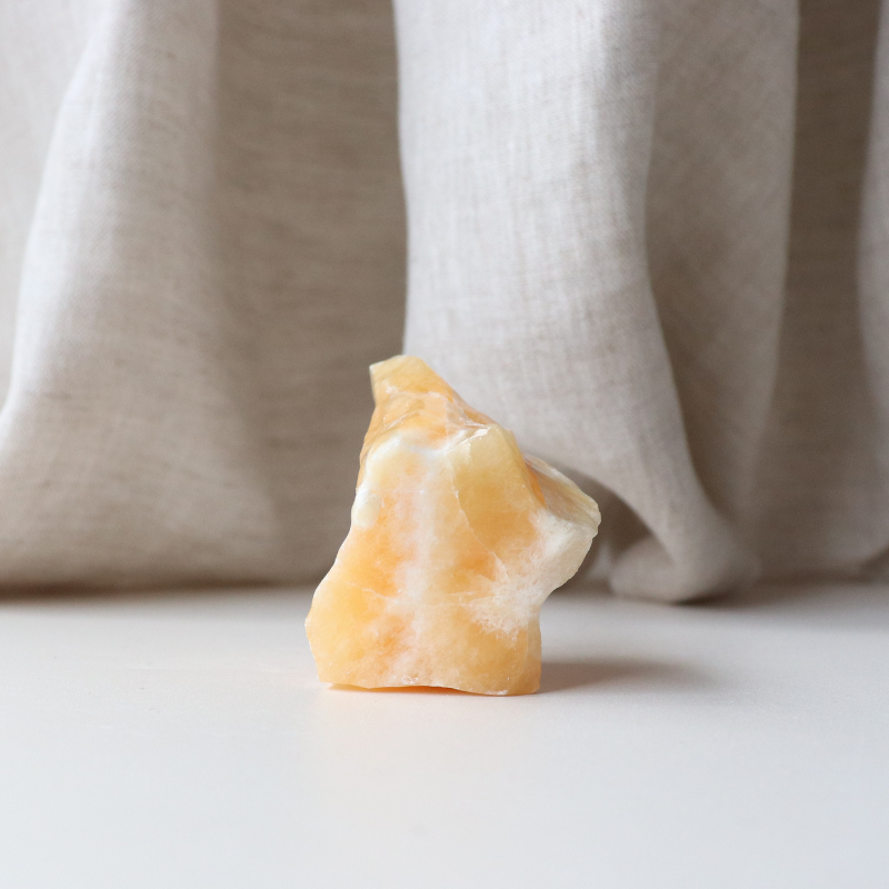 Rough Orange Calcite 118g