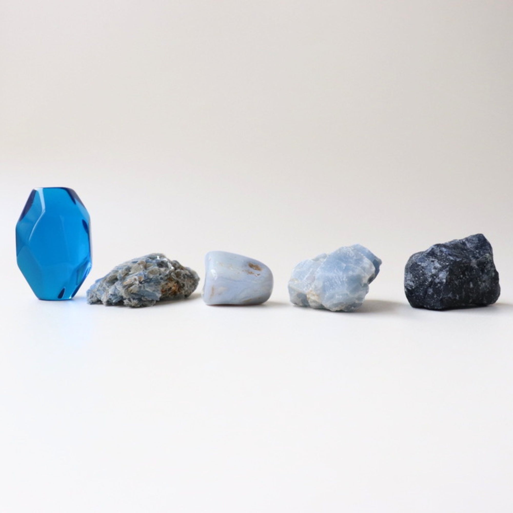 Blue Crystal Collection for Clarity, Communication + Emotional Balance