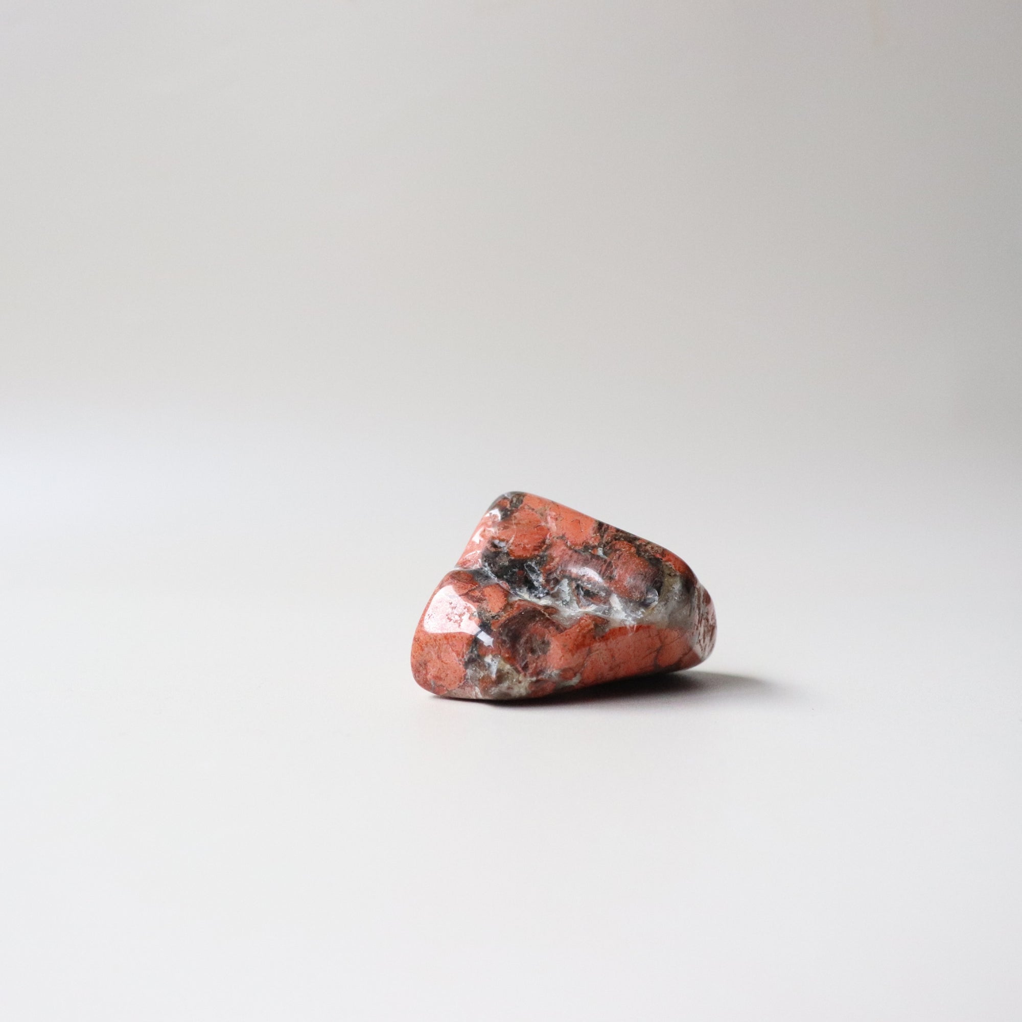 Polished Tumbled Red Jasper 87g - Strength &amp; Grounding