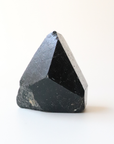 Medium Black Tourmaline with Carved Point 215g - Protection & Grounding
