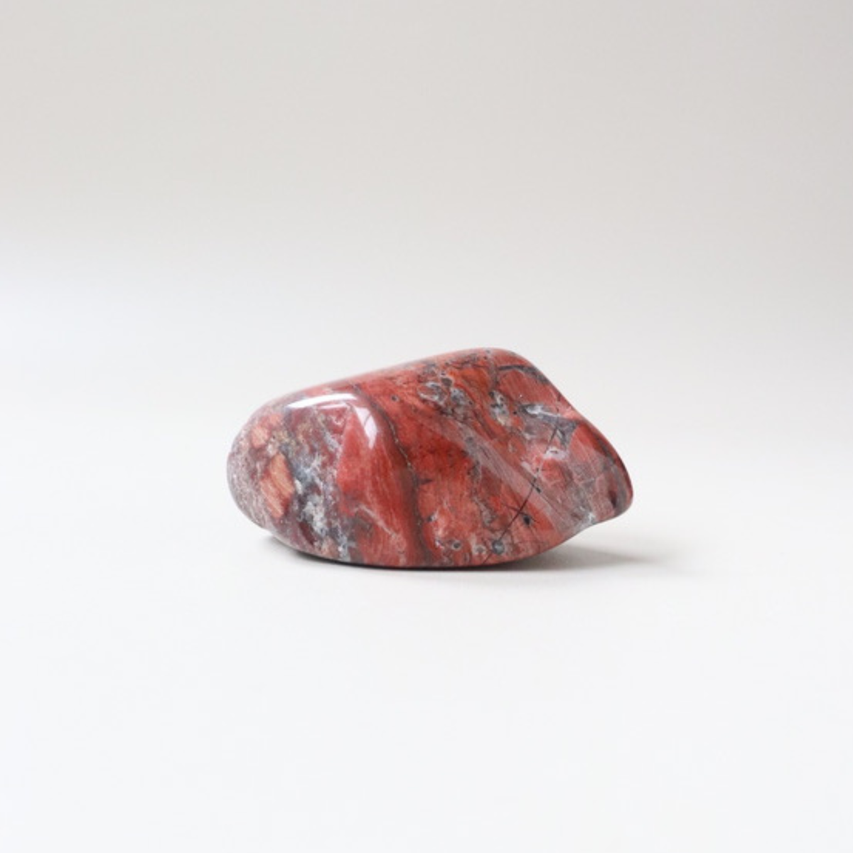 Polished Red Jasper  100g - Strength &amp; Grounding