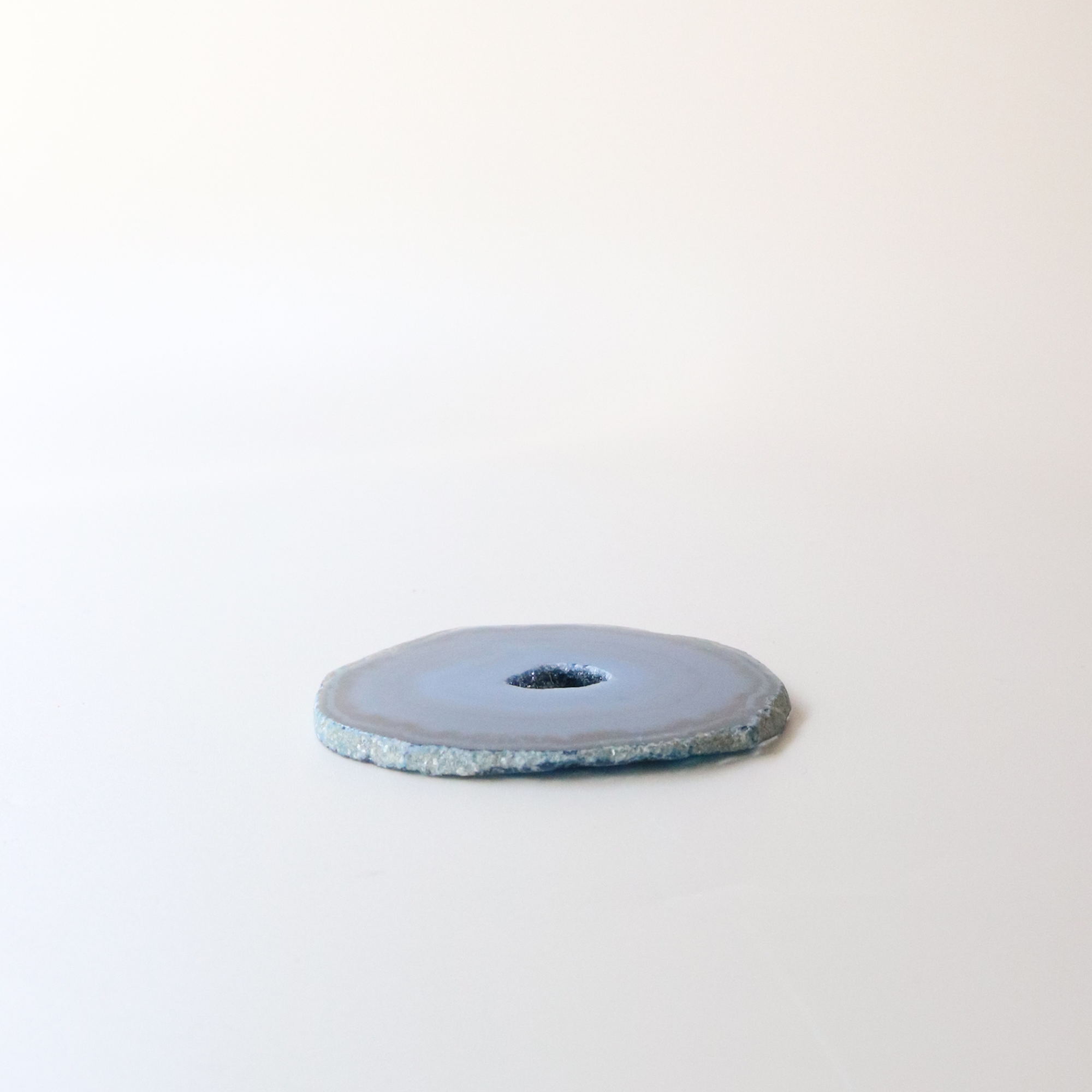 Blue Agate Slice - Calm &amp; Communication