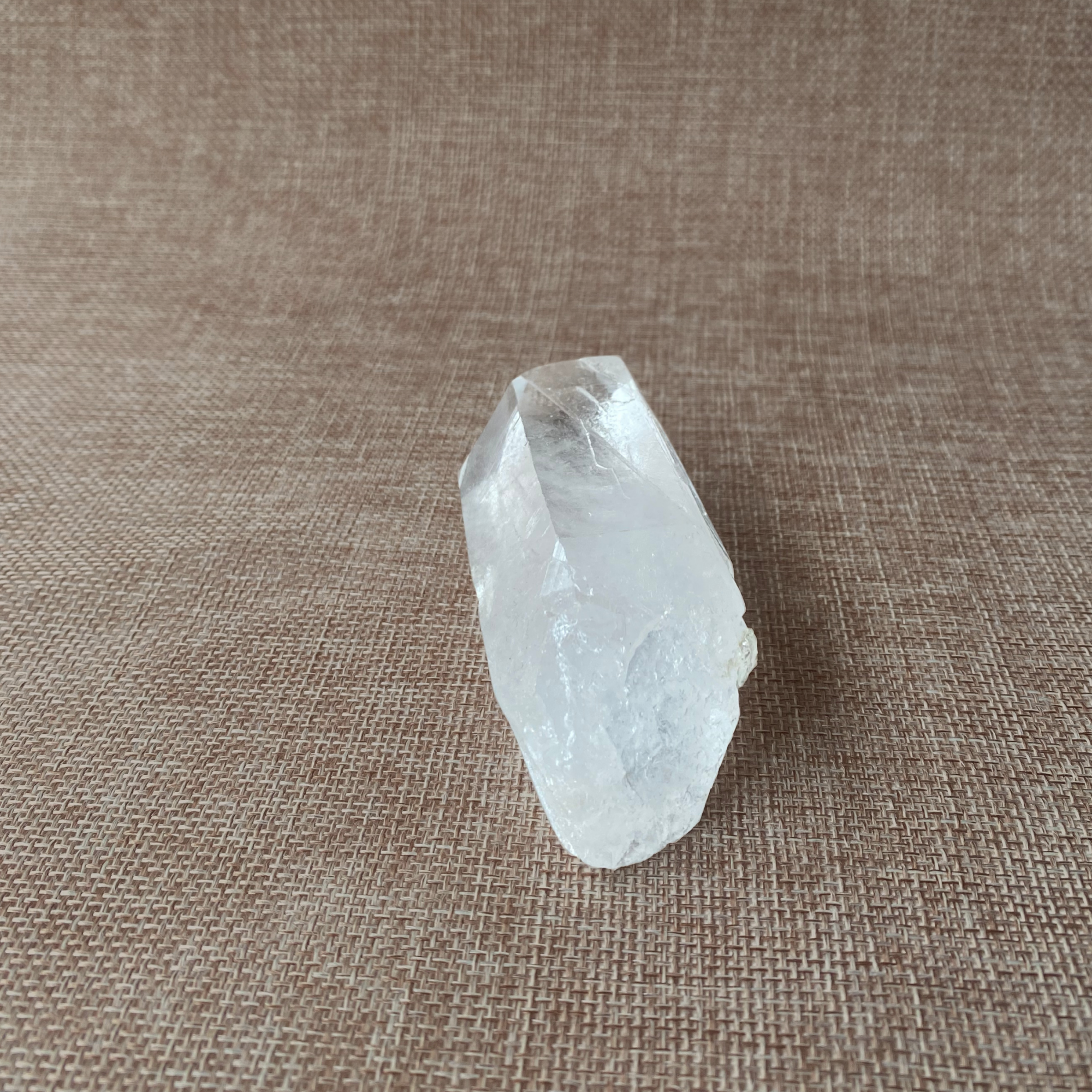 Clear Quartz Point For clarity, focus, and energy amplification.