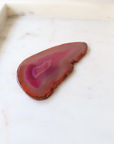 Pink Agate Slice - Love & Emotional Balance