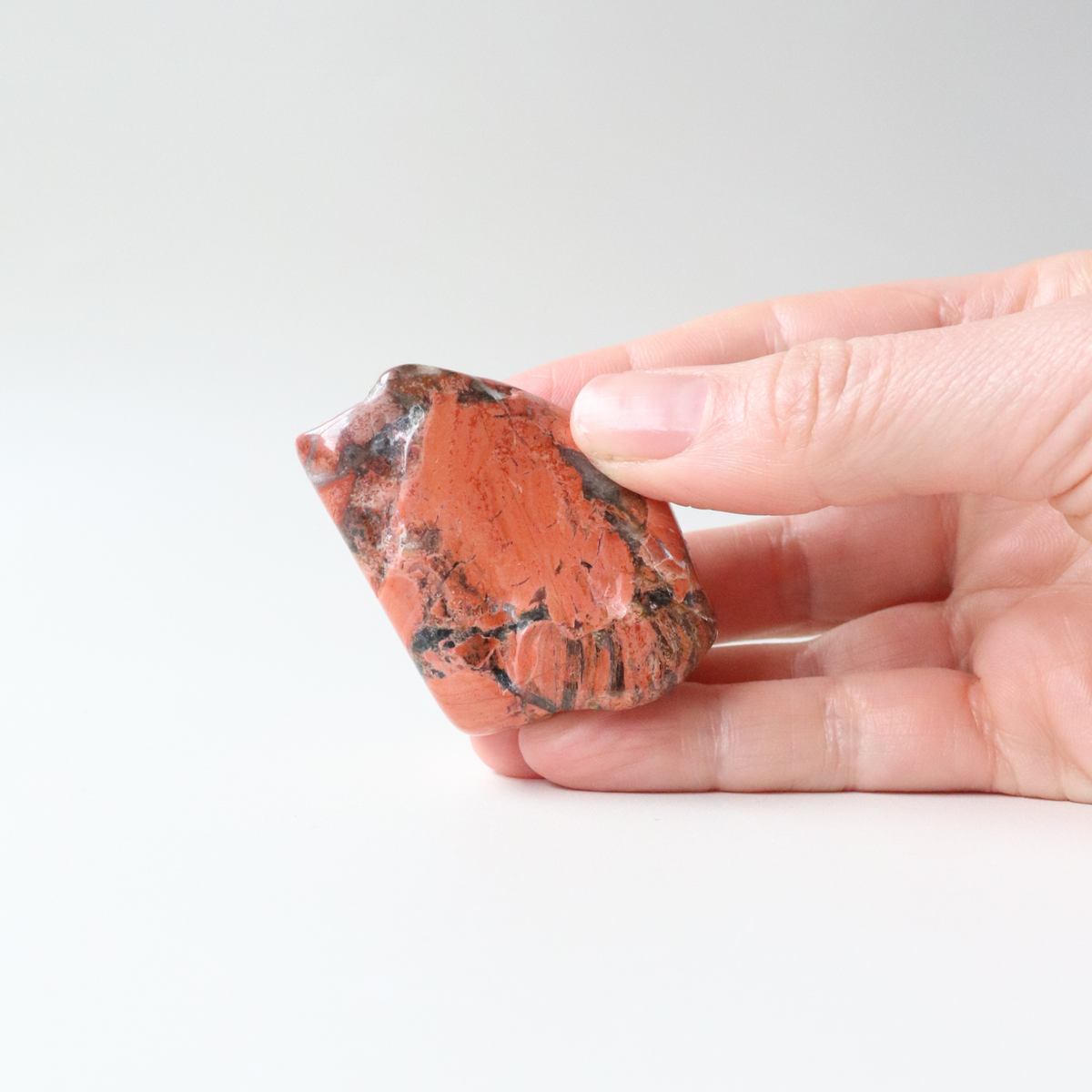 Polished Tumbled Red Jasper 87g - Strength &amp; Grounding