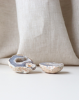 Grey Agate Geode with Sparkling Cave (68g)