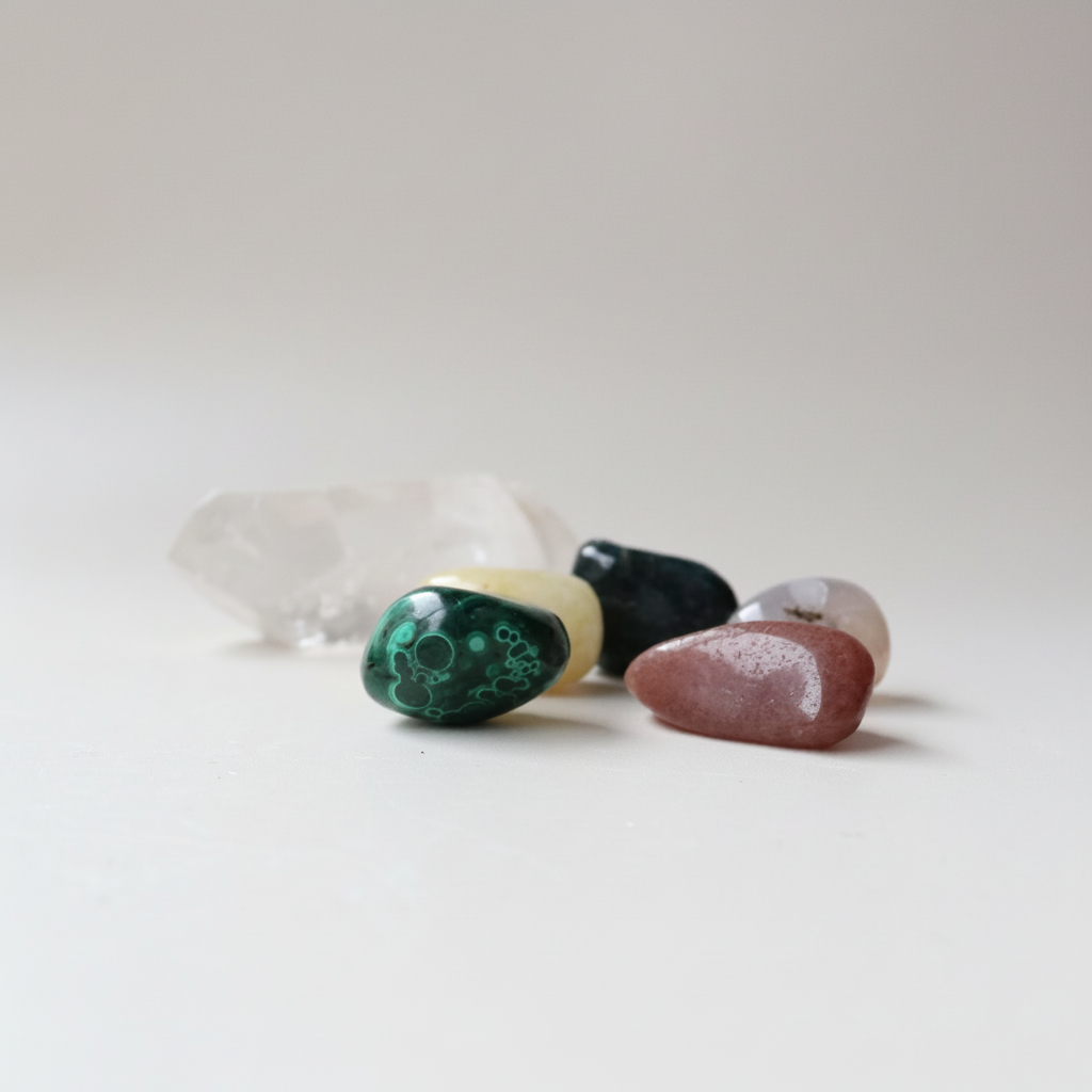 Manifestation Journal + Crystal Collection