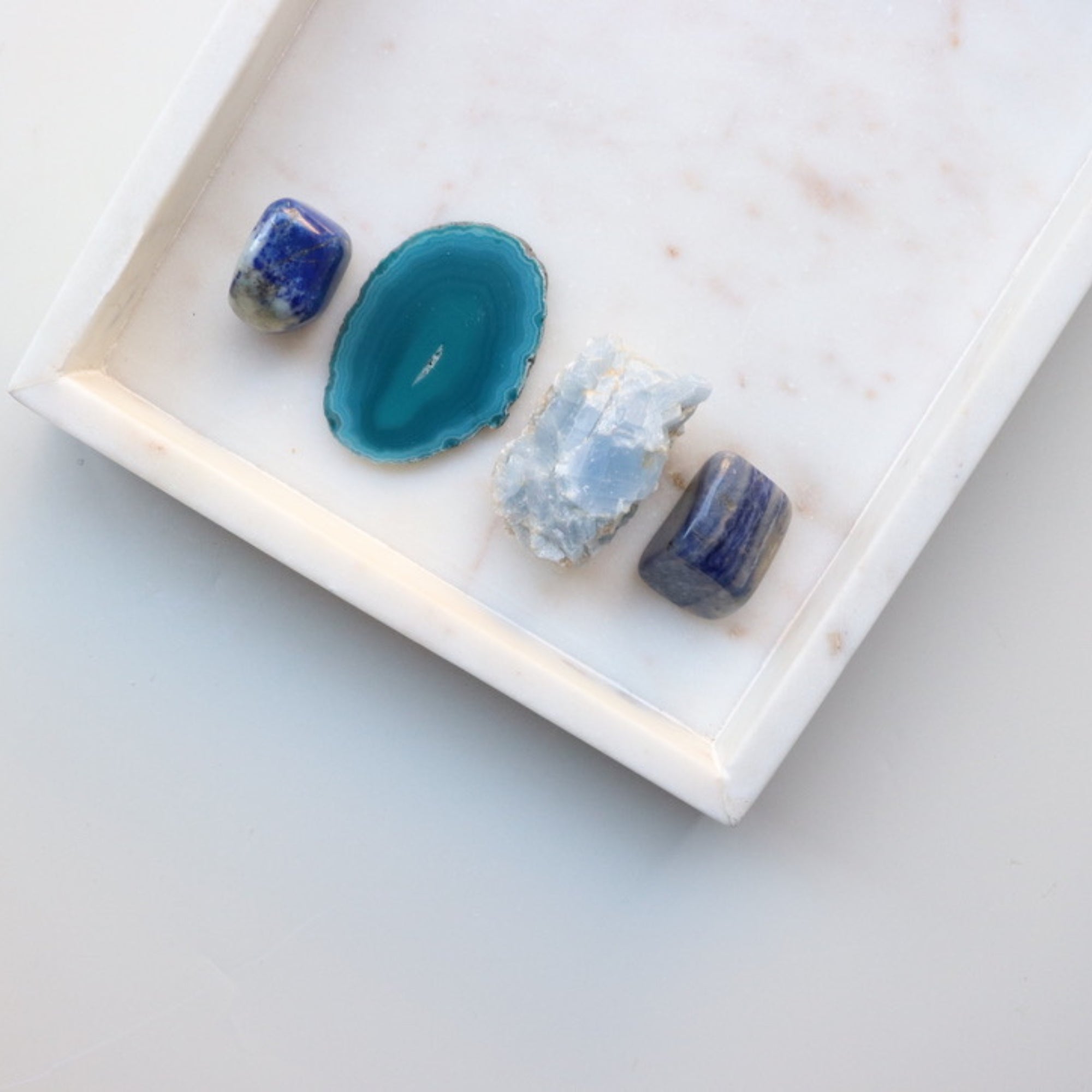 Blue Crystal Collection for Clarity, Communication + Inner Peace