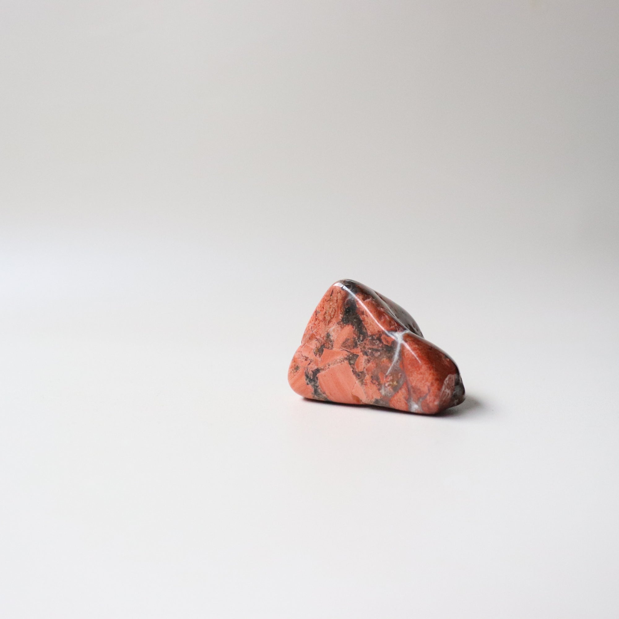 Polished Tumbled Red Jasper 87g - Strength &amp; Grounding