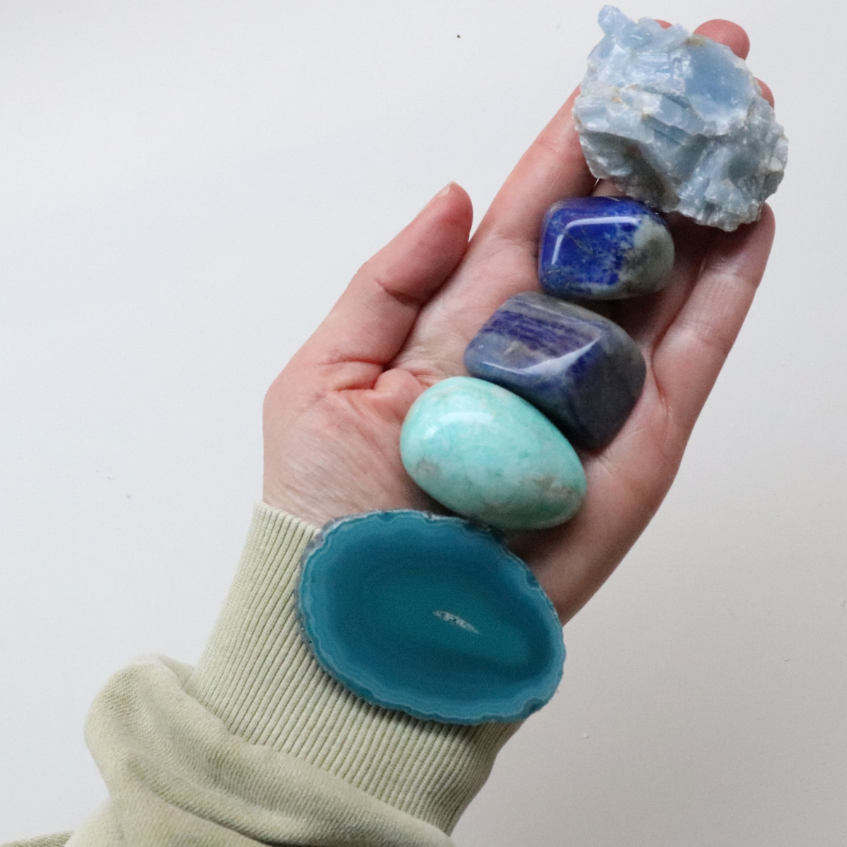Blue Crystal Collection for Clarity, Communication + Inner Peace