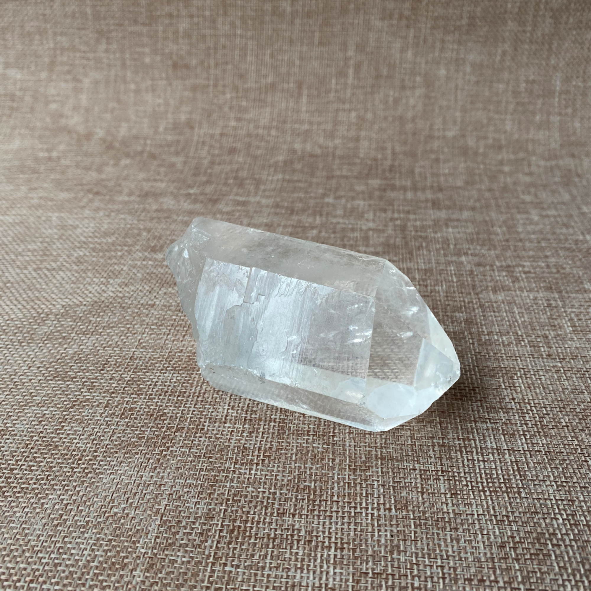 Clear Quartz Point For clarity, focus, and energy amplification.