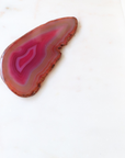 Pink Agate Slice - Love & Emotional Balance