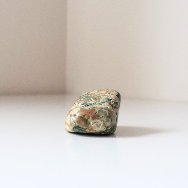 Rainforest Jasper Tumble 62g - Growth &amp; Connection