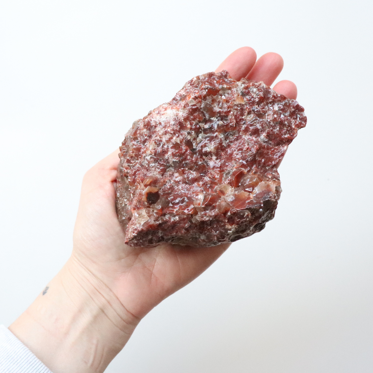 Red Calcite (637g) - Energy &amp; Vitality