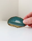 Blue Agate Slice Extra small agate plate
