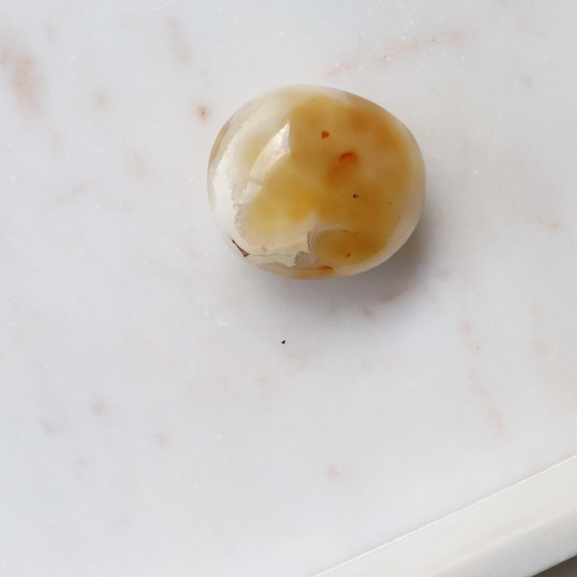 Carnelian Large Tumble Stone 58g - Motivation &amp; Courage